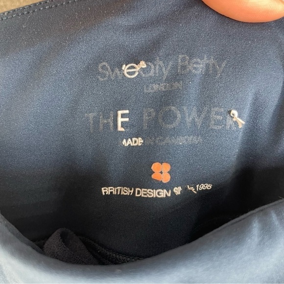 Sweaty Betty Blue Power Athletic Pants Leggings Size Large - Picture 3 of 8